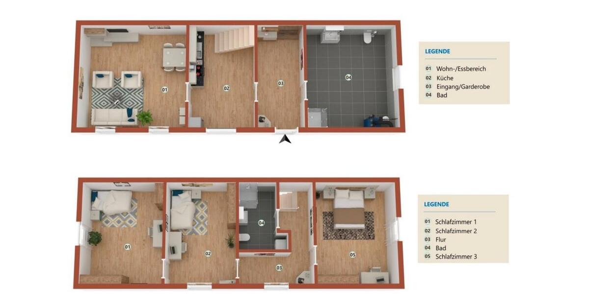 Etagenwohnung Marienheide - 4 Zimmer, 102 m&sup2;, 820&euro; | Angebot:26183448