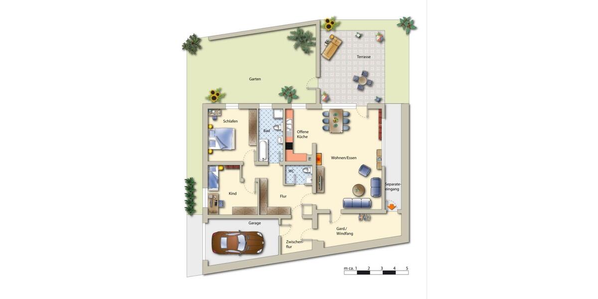 Erdgeschoßwohnung Herdecke - 3 Zimmer, 128 m&sup2;, 1.280&euro; | Angebot:25409338