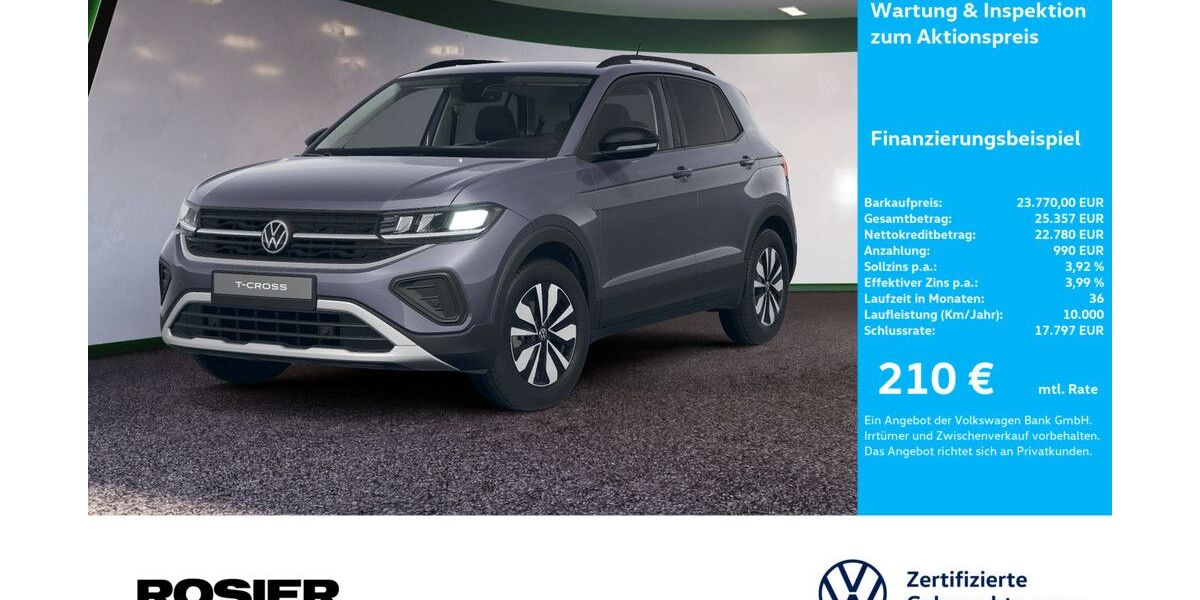 VW T-Cross 15.459 km 21.214 &euro; Menden 58706