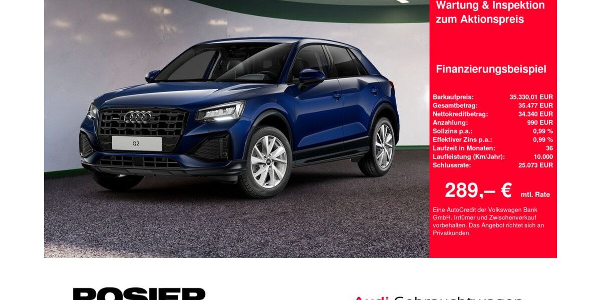 Audi Q2 27.710 km 35.330 &euro; Menden 58706