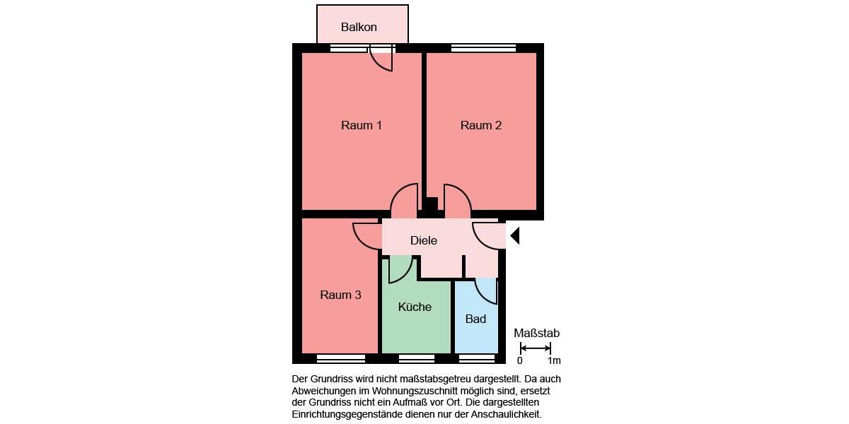 Etagenwohnung Plettenberg - 3 Zimmer, 66 m&sup2;, 389&euro; | Angebot:21317102