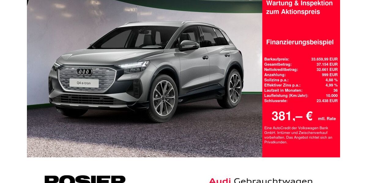Audi Q4 e-tron 81.604 km 33.659 &euro; Menden 58706