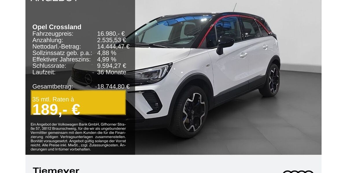 Opel Crossland (X) 30.227 km 16.980 &euro; Plettenberg 58840