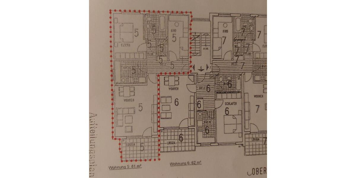Etagenwohnung Gummersbach Berstig Süd - 3 Zimmer, 81 m&sup2;, 750&euro; | Angebot:25600748