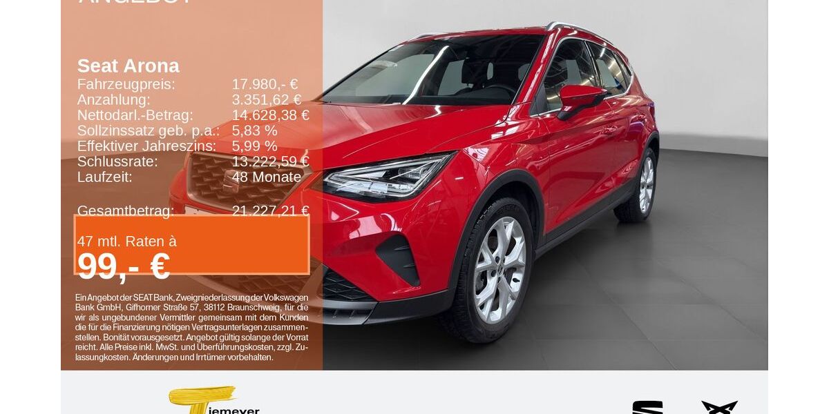 Seat Arona 25.801 km 17.980 &euro; Hemer 58675