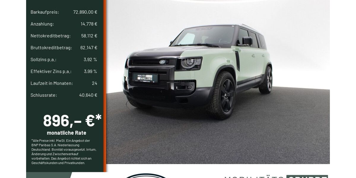 Land Rover Defender 48.560 km 70.890 &euro; Engelskirchen 51766