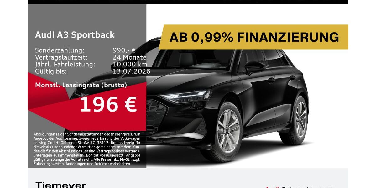 Audi A3 15.380 km 29.060 &euro; Plettenberg 58840