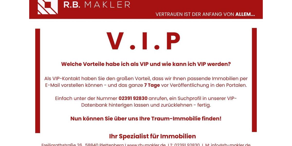 Einfamilienhaus Plettenberg - 6 Zimmer, 176 m&sup2;, 1.980&euro; | Angebot:26084660