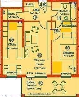 Etagenwohnung Hemer - 2 Zimmer, 83 m&sup2;, 995&euro; | Angebot:25729881