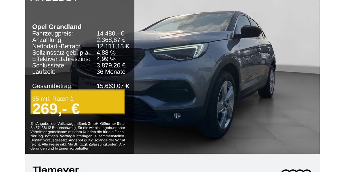 Opel Grandland (X) 67.096 km 14.480 &euro; Lüdenscheid 58511