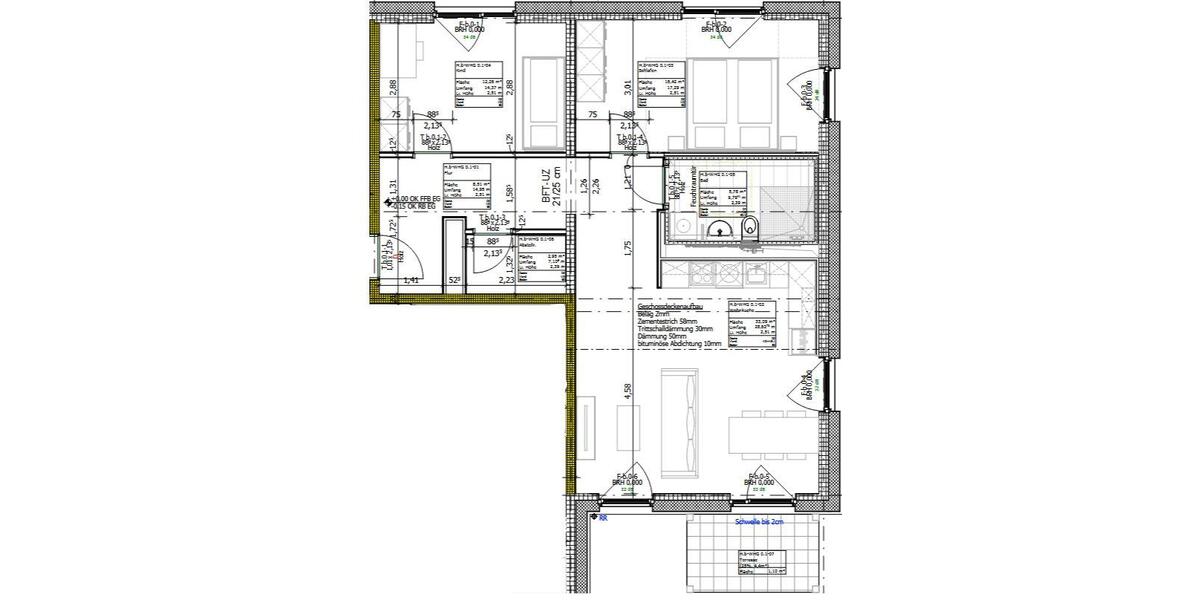 Etagenwohnung Gevelsberg - 3.5 Zimmer, 80 m&sup2;, 546&euro; | Angebot:25974823
