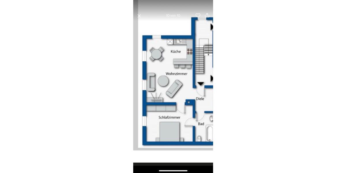 Dachgeschoßwohnung Lüdenscheid Brügge - 2 Zimmer, 50 m&sup2;, 490&euro; | Angebot:26613495