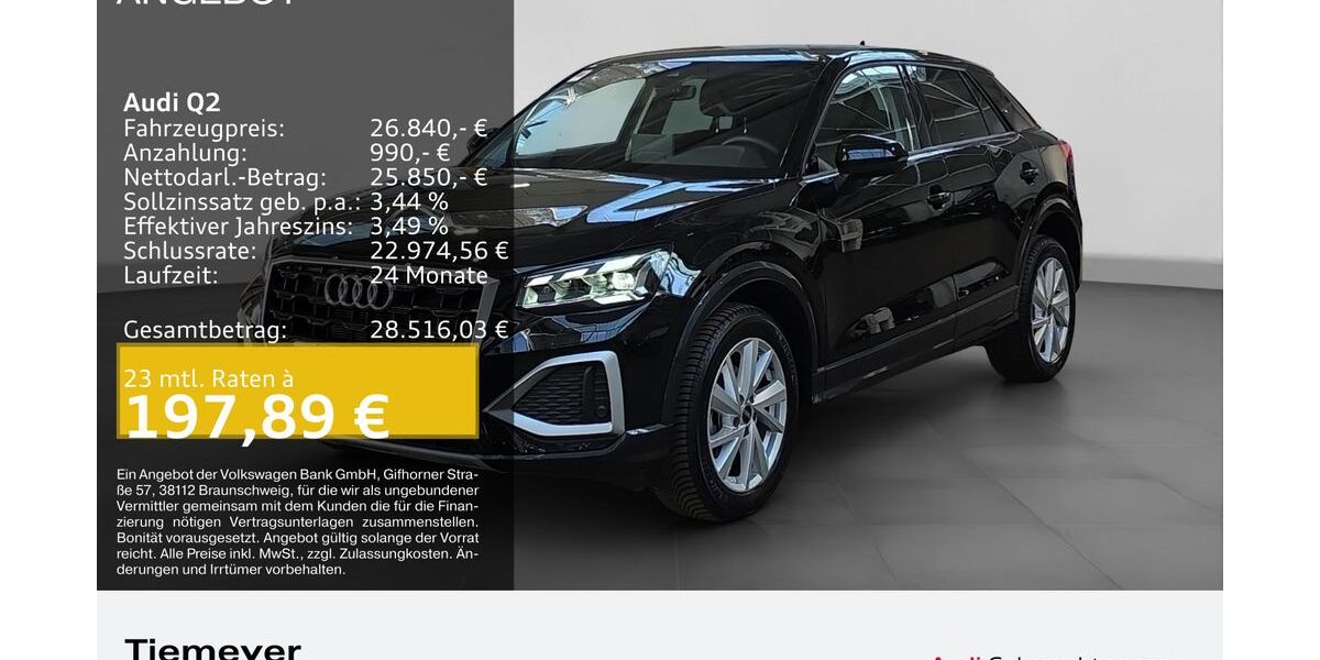 Audi Q2 6.462 km 26.840 &euro; Plettenberg 58840