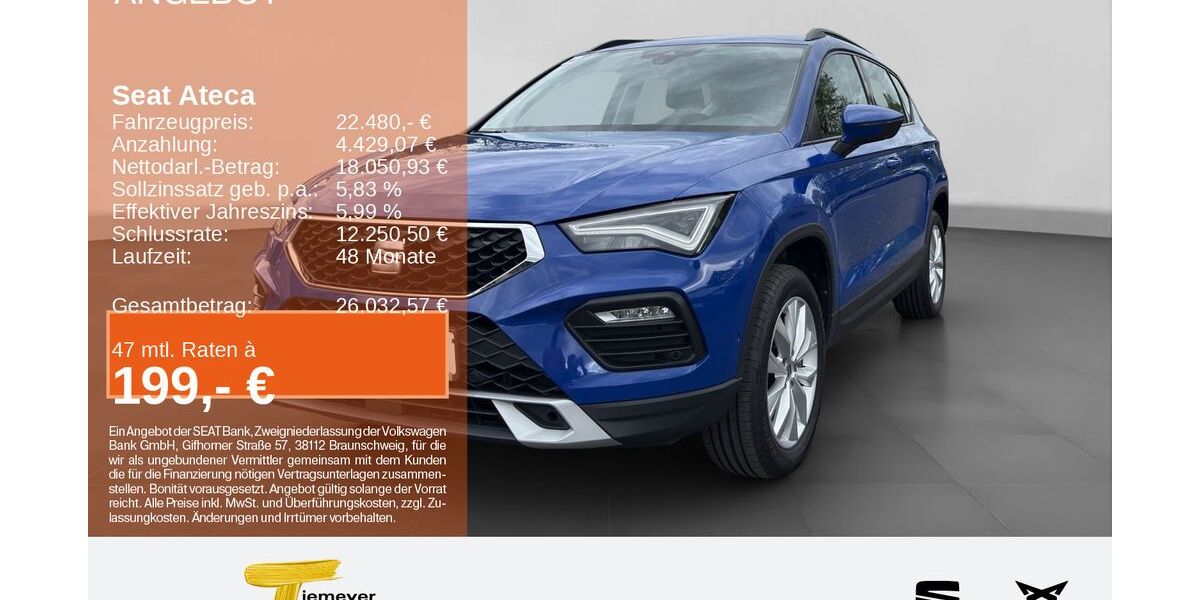 Seat Ateca 62.356 km 21.350 &euro; Hemer 58675