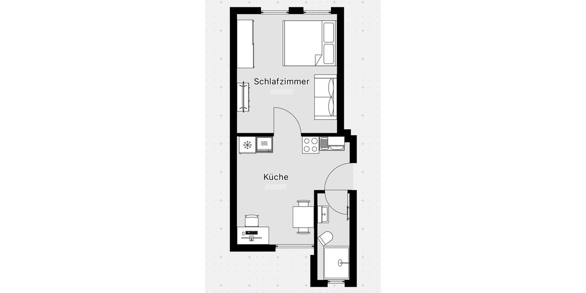 Etagenwohnung Lüdenscheid Othlinghausen - 2 Zimmer, 42 m&sup2;, 400&euro; | Angebot:26340368