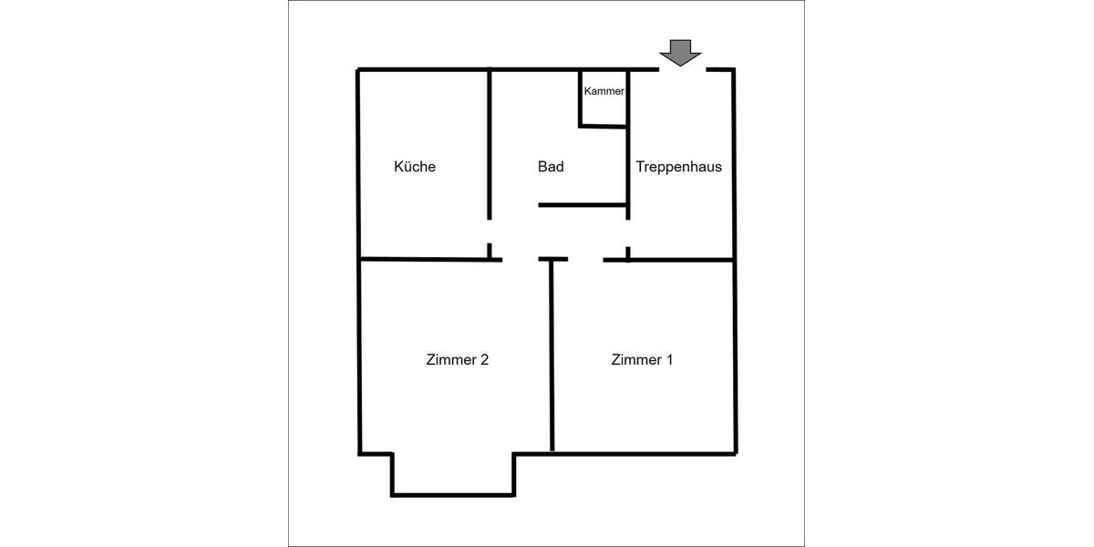 Erdgeschoßwohnung Kierspe - 2 Zimmer, 56 m&sup2;, 450&euro; | Angebot:27535701
