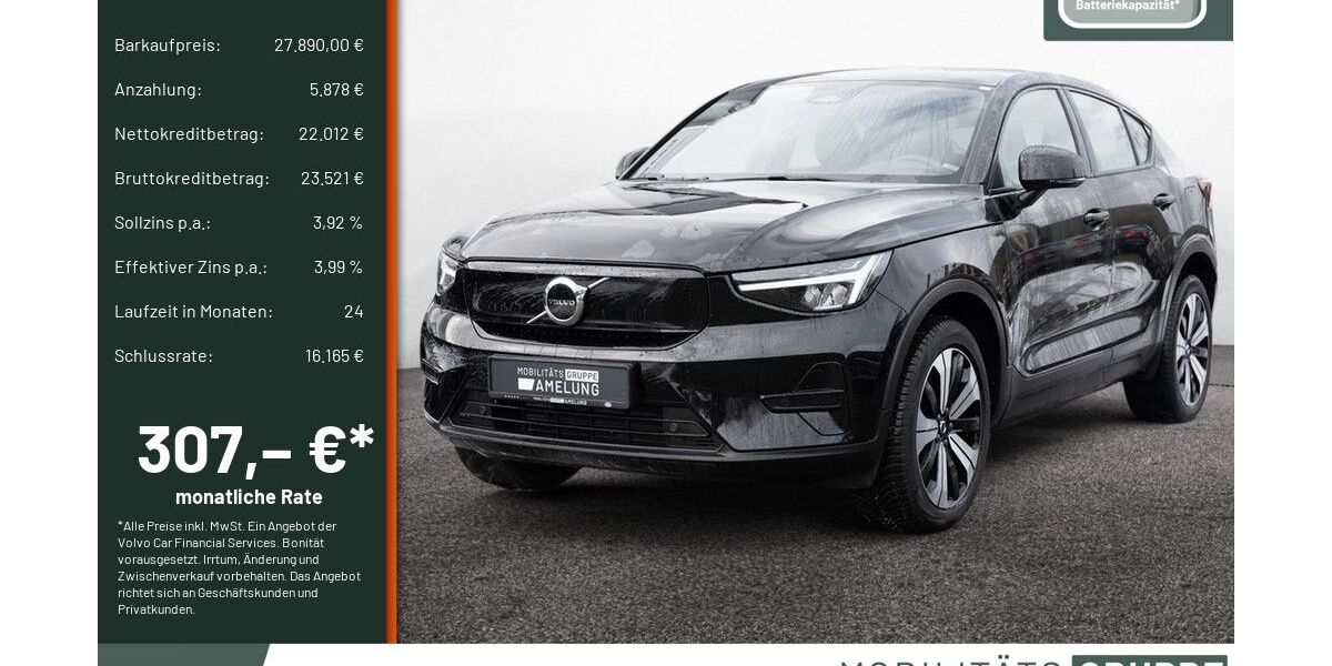 Volvo C40 18.588 km 26.890 &euro; Engelskirchen 51766