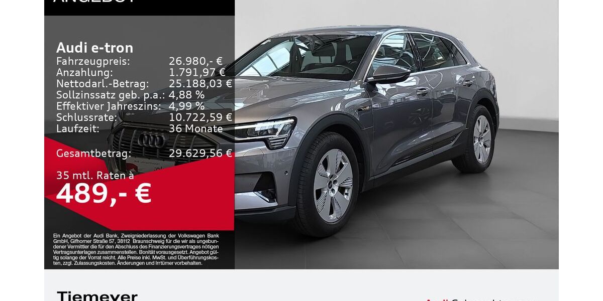 Audi e-tron 39.549 km 26.980 &euro; Plettenberg 58840