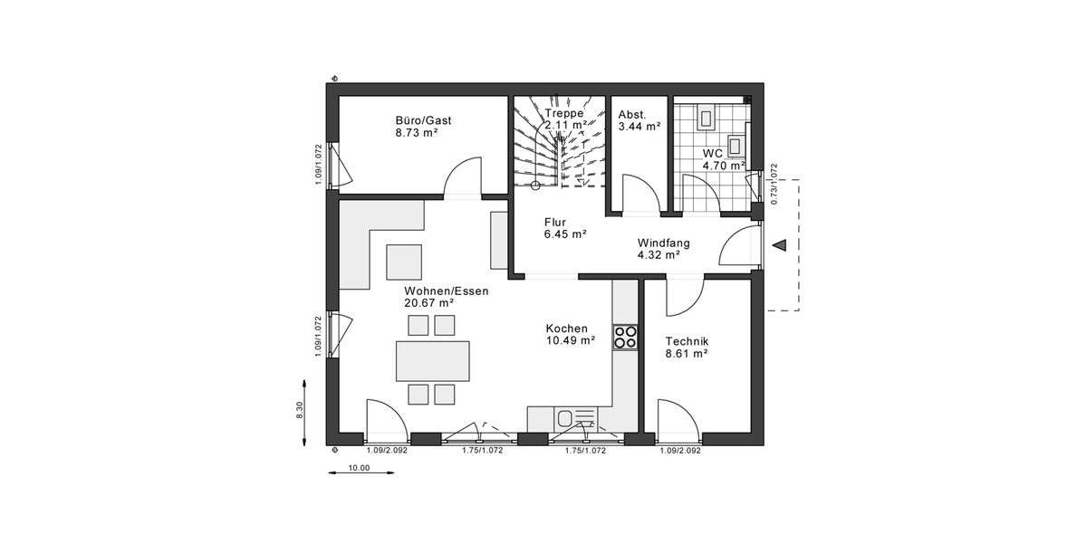 Einfamilienhaus Engelskirchen - 4 Zimmer, 140 m&sup2;, 1.393&euro; | Angebot:24453831